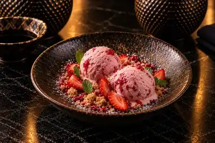 Strawberry Ice Cream Scoop